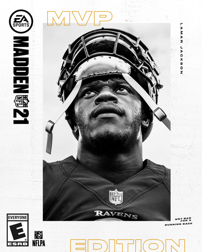 Lamar Jackson's Madden cover